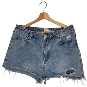 Princess Polly High Waist Denim Jean Shorts size‎ 10